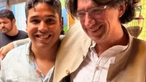 Curtis Yarvin em um evento do MBL.